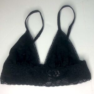 DIVIDED H&M Basic Black Lace Bra, Size (6)